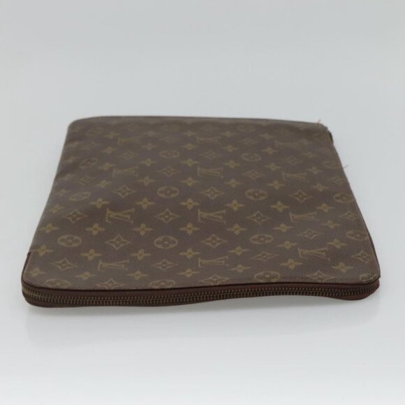 LOUIS VUITTON Monogram Posh Documents Clutch Bag LV Auth - Picture 5 of 16